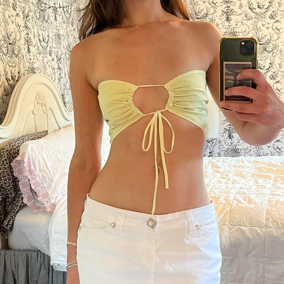 Zara strapless bandana top - Picture 5 of 5